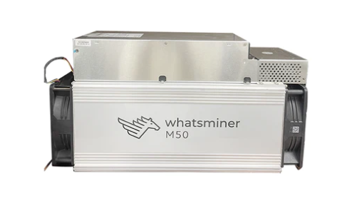 Choose from Hashrate Options: Whatsminer M50 Series at 110T, 112T, 114T, 118T, and 120T